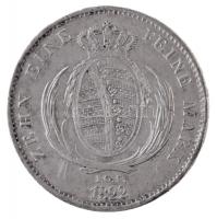 Német Államok / Szászország 1822IGS Tallér Ag "I. Frigyes Ágost" (27,14g) T:2,2- ph., karc...
