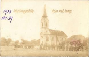 1928 Mezőnagymihály, Római katolikus templom, Úr napi körmenet. photo