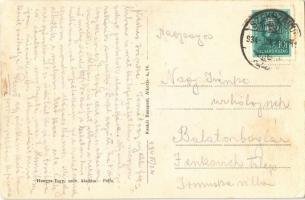 1934 Pálfa, Községháza, Református iskola és lelkészlak, Hangya fogyasztási szövetkezet üzlete és sa...