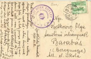 1934  Bükk-hegység (Miskolc), Szentléleki menedékház. photo (ragasztónyom / glue mark)