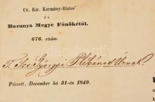1849 A Julius von Haynau által a cs. kir. és honvéd hadirokkantak megsegítésére alapított Haynau-ala...
