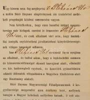 1849 A Julius von Haynau által a cs. kir. és honvéd hadirokkantak megsegítésére alapított Haynau-ala...