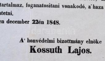 1848 Kossuth Lajos, a honvédelmi bizottmány elnökének nyílt rendelete a haza minden lelkészeinek, me...