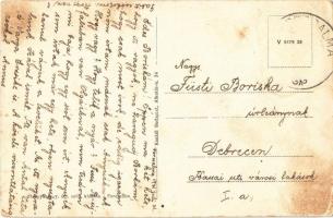 1931 Porcsalma, Református templom és iskola, Hangya fogyasztási és értékesítő szövetkezet üzlete és...