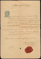 1843-1873 Házassági engedély, igazolás, ítélet 3 régi okmány