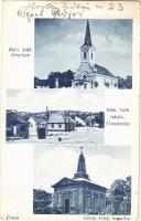 1936 Üröm, Római katolikus templom és iskola, utca, Görögkeleti kápolna (EK)
