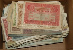 Vegyes magyar papírpénz tétel, 249db, benne korona, pengő, infla T:vegyes