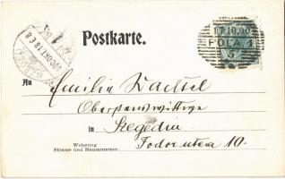 1900 Osztrák-magyar torpedórombolók / K.u.K. Kriegsmarine / Austro-Hungarian Navy torpedo boats. pho...