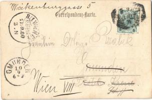 1900 Megfigyelő ballon (sárkányballon) katonákkal / K.u.K. (Austro-Hungarian) military observation b...