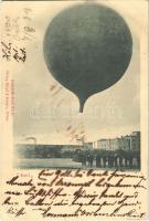 1899 (Vorläufer!) Los! Luftschiffkarte No. 5. / Osztrák-magyar katonai gömb ballon / K.u.K. (Austro-Hungarian) military balloon (Kugelballon) (EB)