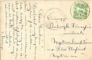 1914 Mór, Ifj. Müller Antal épület és díszmű bádogos üzlete és műhelye. photo (EK)