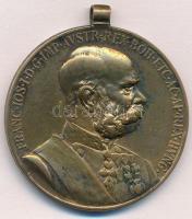 Ausztria 1898. MDCCCXLVIII-MDCCCXCVIII - Signum Memoriae Ferenc József uralkodásának 50. évfordulója jubileumi emlékérem füllel (34mm) T:2- Austria 1898. MDCCCXLVIII-MDCCCXCVIII - Signum Memoriae 50th anniversary - reign of Franz Joseph jubilee commemorative medal with ear (34mm) C:VF
