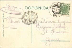 1906 Bled, Veldes; Art Nouveau mosaic