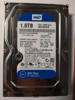 Western Digital WD10EZEX Blue SATA 3.5" merevlemez, 1TB, 7200rpm 64M cache jó állapotban. HD Sentinel 100/100 %