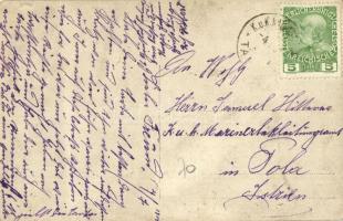 1912 Az Osztrák-Magyar Haditengerészet SMS Tátra (?) Tátra-osztályú rombolójának matrózai / Austro-H...