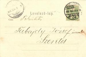 1906 Budapest I. Királyi vár a Naphegyről