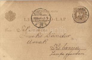 1899 Esztergom, Visegrád; Ezredéves Országos Kiállítás, barna 2kr Ga. s: Dörre Tivadar, Morelli