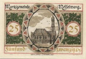 Német Birodalom/Weimari Köztársaság/Nesselwang 1918. 10Pf, 20Pf, 25Pf, 50Pf komplett sor! T:I