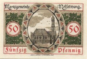 Német Birodalom/Weimari Köztársaság/Nesselwang 1918. 10Pf, 20Pf, 25Pf, 50Pf komplett sor! T:I