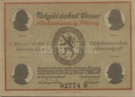 Német Birodalom/Weimari Köztársaság/Weimar 1921. 25Pf (6x) klf darabok, komplett sor! T:I
