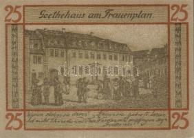 Német Birodalom/Weimari Köztársaság/Weimar 1921. 25Pf (6x) klf darabok, komplett sor! T:I