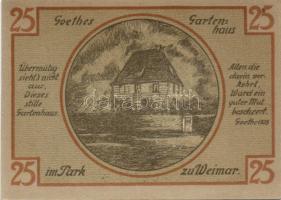 Német Birodalom/Weimari Köztársaság/Weimar 1921. 25Pf (6x) klf darabok, komplett sor! T:I