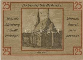 Német Birodalom/Weimari Köztársaság/Weimar 1921. 25Pf (6x) klf darabok, komplett sor! T:I