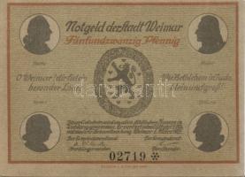 Német Birodalom/Weimari Köztársaság/Weimar 1921. 25Pf (6x) klf darabok, komplett sor! T:I