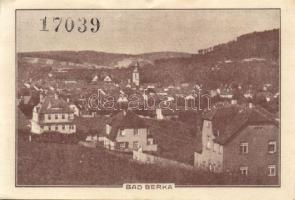 Német Birodalom/Weimari Köztársaság/Berka 1920. 10Pf, 25Pf, 50Pf komplett sor! T:I