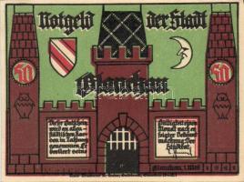 Német Birodalom/Weimari Köztársaság/Glauchau 1921. 50Pf (6x) mind klf, komplett sor! T:I