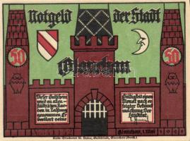 Német Birodalom/Weimari Köztársaság/Glauchau 1921. 50Pf (6x) mind klf, komplett sor! T:I