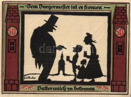 Német Birodalom/Weimari Köztársaság/Glauchau 1921. 50Pf (6x) mind klf, komplett sor! T:I