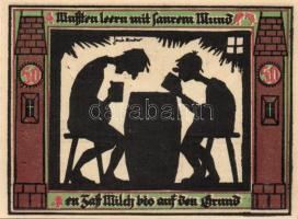 Német Birodalom/Weimari Köztársaság/Glauchau 1921. 50Pf (6x) mind klf, komplett sor! T:I