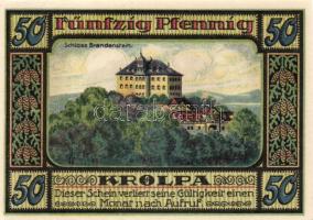 Német Birodalom/Weimari Köztársaság/Ziegenrück 1921. 50Pf (6x) mind klf, komplett sor! T:I