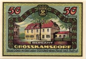 Német Birodalom/Weimari Köztársaság/Ziegenrück 1921. 50Pf (6x) mind klf, komplett sor! T:I