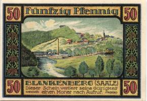 Német Birodalom/Weimari Köztársaság/Ziegenrück 1921. 50Pf (6x) mind klf, komplett sor! T:I