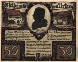 Német Birodalom/Weimari Köztársaság/Urtern 1921. 50Pf (6x) mind klf, komplett sor! T:I