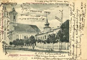 1903 Győrszentiván (Győr), Szentiványi apácazárda és Római katolikus templom. Kiadja Berecz Viktor