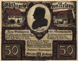 Német Birodalom/Weimari Köztársaság/Urtern 1921. 50Pf (6x) mind klf, komplett sor! T:I