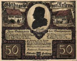 Német Birodalom/Weimari Köztársaság/Urtern 1921. 50Pf (6x) mind klf, komplett sor! T:I