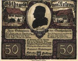 Német Birodalom/Weimari Köztársaság/Urtern 1921. 50Pf (6x) mind klf, komplett sor! T:I