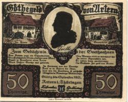 Német Birodalom/Weimari Köztársaság/Urtern 1921. 50Pf (6x) mind klf, komplett sor! T:I