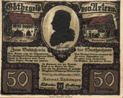 Német Birodalom/Weimari Köztársaság/Urtern 1921. 50Pf (6x) mind klf, komplett sor! T:I