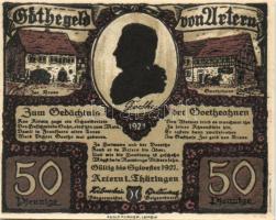 Német Birodalom/Weimari Köztársaság/Urtern 1921. 50Pf (6x) mind klf, komplett sor! T:I