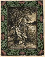 Német Birodalom/Weimari Köztársaság/Urtern 1921. 50Pf (6x) mind klf, komplett sor! T:I