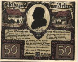 Német Birodalom/Weimari Köztársaság/Urtern 1921. 50Pf (6x) mind klf, komplett sor! T:I