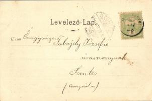 1904 Kisszántó, Santaul Mic; Dirsztay kastély / castle (EK)