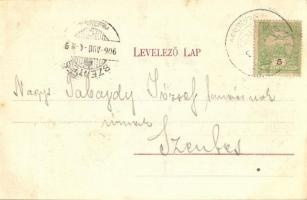 1906 Menyháza, Moneasa; Ércszállító sikló, iparvasút / ore transporting funicular, industrial railwa...