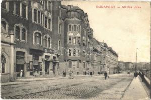 1913 Budapest I. Alkotás utca, Goldstein Ignác üzlete, Déli Vasút Kávéház