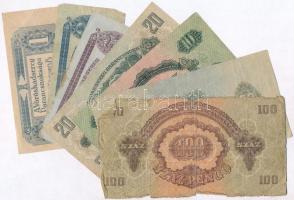 1944. 1P-100P (6xklf) "A Vöröshadsereg Parancsnoksága" T:III,III-